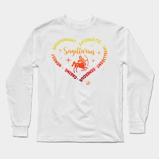 Sagittarius Zodiac Tshirt Long Sleeve T-Shirt